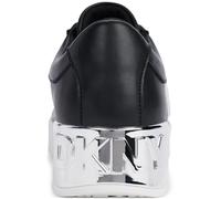DKNY Women's Maben Varsity-Lace Sneakers, Black, 7.5 UK