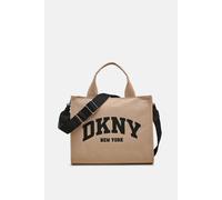 DKNY Women's Medium Logo Tote Bag in Light Khaki DKNY Light Khaki One Size