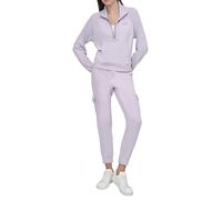 DKNY Women's Mini Stud Logo Pullover, gold, XS