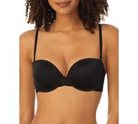 DKNY Women's Modern Lace Strapless Bra Molded, Black, 34C