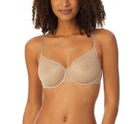 DKNY Women's Modern Lace Unlined Demi Bra, Opaque, Champagne, 34B