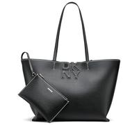 DKNY Women's Nicole Tote, Black And Light Taupe, Small