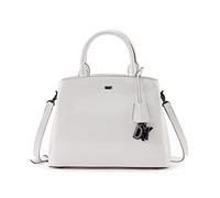 DKNY Women's Paige Medium Satchel, Optic White, One Size