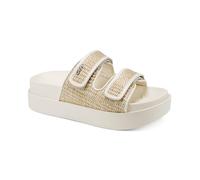 DKNY Women's Piper-Platform 30 mm Sandal, Natural, 38.5 EU