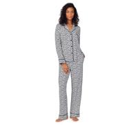 DKNY Womens Print Pyjama Set Black Letters 16