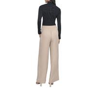 DKNY Women's Pull On Wide Leg Twill Pant, Chino Khaki, M