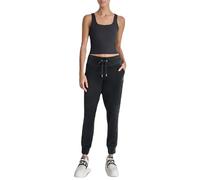 DKNY Women's Rhstn Logo Jogger Sweatpants
