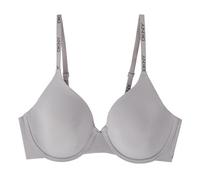 DKNY Women's Seamless Micro Wired T-Shirt Bra, Opaque, Jet Setter, 36D