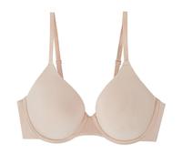 DKNY Women's Seamless Micro Wired T-Shirt Bra, Opaque, Sand, 38B