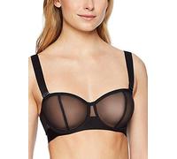 DKNY Women's Sheers Convertible Strapless Bra, Black (Black Bp), 36D
