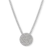DKNY Women's Silver Pave Crystal Pendant Necklace - Silver & Crystal DKNY Silver One Size