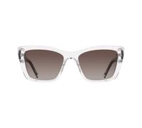 DKNY Women's Sunglasses DK554S - Crystal Clear with Gradient Grey Lens