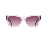 DKNY Women's Sunglasses DK554S - Crystal Lilac with Double Gradient Red Lens