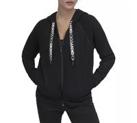 DKNY Women's Tape Logo DKNY Sport Cotton Long-Sleeve Full-Zip Hoodie