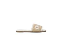 DKNY Women's Winslet Flat Slip On Raffia Slide Sandals Natural | Size: 6 DKNY Natural 6