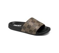 DKNY Women's Zella Flat 15 mm Slide Sandal, chino, 7.5-8 UK