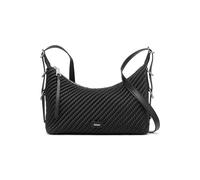 DKNY Women Zita Crossbody Handbag, Black/Silver, Medium