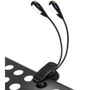 DkOvn Music Stand Light, 1 Pack USB Rechargeable Music Stand Light, 8 LED Book Lamp for Reading, Playing Musical Instruments(1 Pack Light)