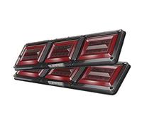 DKPMWD 2pcs 24V Dynamic Car Truck Tail Light For Caravan Trailer Boat Lorry Rear Brake Stop Strobe Turn Signal Lamp Car Rear Bumper Light