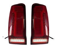 DKPMWD 2pcs Rear Lights For Mitsubishi For Triton L200 2019 2020 2021 2022 Pickup Car Tail Lamps Brake Turn Signal Car Rear Bumper Light(Smorked)