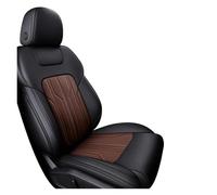 DKPMWD Car Seat Covers 1 Set Car Seat Covers For Mercedes W212 2009 2010 2011 2012 Interior Accessories Luxury Waterproof Breathable Faux Leather Car Seat Protectors(Black Brown,Standard)