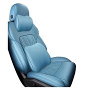 DKPMWD Car Seat Covers 1 Set Car Seat Covers For Mercedes W212 2009 2010 2011 2012 Interior Accessories Luxury Waterproof Breathable Faux Leather Car Seat Protectors(Blue,LUXUry)