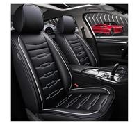 DKPMWD Car Seat Covers Leather Car Seat Covers For Dodge For Durango For Avenger For Magnum For Grand For Caravan Interior Accessories Car Seat Protectors(Black white)