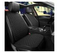 DKPMWD Car Seat Covers Universal Car Seat Cover Protector Linen Front Rear Back Flax Summer Cushion Pad Mat Sedan Suv Pick-up Interior Accessories Car Seat Protectors(Black 5 seats)