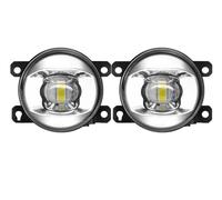 DKPMWD Led Fog Lights 2 X Fog Light Assembly 30W 8000LM Car Front Bumper LED Lamp Daytime Running H11 12V For Jeep For Renegade For Cherokee For Compass(Yellow)