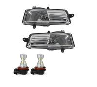DKPMWD Led Fog Lights Fog Lamp For A6 C6 Avant 2009 2010 2011 Front Bumper Anti Light With Bulbs 4F0941699A 4F0941700A(With S10 Yellow)