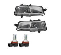 DKPMWD Led Fog Lights Fog Lamp For A6 C6 Avant 2009 2010 2011 Front Bumper Anti Light With Bulbs 4F0941699A 4F0941700A(With M10 Yellow)