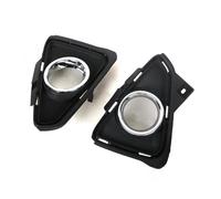 DKPMWD Led Fog Lights Front Bumper Fog Light Cover Grill Frame Foglight Driving Lamp Grille For Toyota For RAV4 2016 2017 2018(1 Pair-Cover)