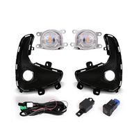 DKPMWD Led Fog Lights LED Fog Lamps For Toyota For Vios For Yaris 2020-2022 Car Fog Light Front Bumper Daylight Cover Wire Harness(LED Yellow)
