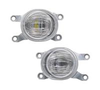 DKPMWD Led Fog Lights Pair Fog Light Kit LED Headlight Driving Lamp Cover Grille Bezel Frame Wire Bracket For Toyota For Harrier For Venza 2021-2023(Yellow fog lights)