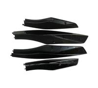 DKPMWD Roof Bars 4PCS Roof Rack Rail Bar End Shell For Lexus For RX350 For RX400h For RX330 2004-2009 Protection Cover Black Car Roof Racks