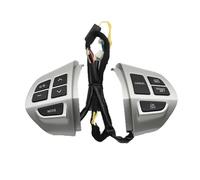 DKPMWD Steering Wheel Control Switch Multifunction Steering Wheel Button Cruise Control Switch For Mitsubishi For Lancer For Outlander For ASX 2007-2011(Sliver Switch)