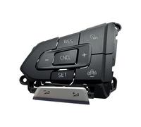 DKPMWD Steering Wheel Control Switch Multifunctional Steering Wheel Switch Bezel Button Cover For VW For Golf 8 2020-2021 For Passat B8 For T-roc T6 3G0959442AA(Left-1PC)