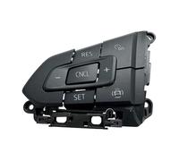 DKPMWD Steering Wheel Control Switch X1/x2 Multifunctional Steering Wheel Switch Button Cover Trim For Golf 8 MK8 2020-2021 For T-Cross For Multivan T6 3G0959442A(Left-1PC-Cover)