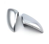 DKPMWD Turn Signal Lights Car Mirror Cover Matte Chrome Silver Rearview Protection Cap For VW For Golf MK7 VII 7 For Touran Styling
