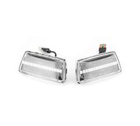 DKPMWD Turn Signal Lights For Opel For Astra H MK5 For Insignia For Zafira For Corsa D MK4 For Meriva For Adam Dynamic Turn Signal Light Side Marker Sequential Blinker 2pcs(WHITE)
