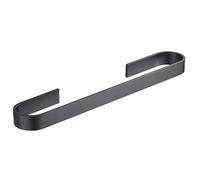 DKRAHRJJ Bathroom Towel Rail, Single Pole Towel Rack Towel Bar Towel Holder for Bathroom Kitchen/Black/50Cm