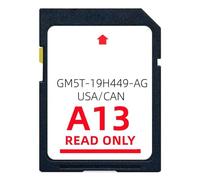 DKSooozs 1 Piece A13 Navigation Card Latest 2022 Navigation Card Maps Sync System Update USA/Canada Maps GM5T-19H449- Black Plastic
