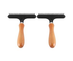 DKSooozs 2PCS Carpet Rake Carpet Groomer Rake Rug Rake,Hair Cleaner Suitable for Rug and Carpet