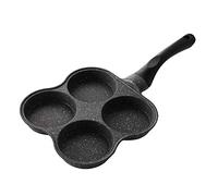 DKSooozs 4 Hole Frying Pot Thickened Omelet Non-Stick Egg Pancake Steak Cooking Egg Ham Pans Breakfast Maker