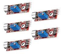 DKUWBJAS 5Pcs High Sensitivity Condenser Microphone Sensor- Audio Jack for Connectivity, High Sensitivity Sound Detection Module Ideal for ESP32 Microphone