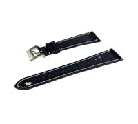 DKWOIS 18mm 19mm 20mm 21mm 22mm France Epsom Leather Quick Release Watch Band Universal Flat Head Strap Durable Luxury Accessory(Blue Pink,21mm)
