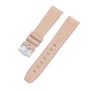 DKWOIS 20mm Silicone Strap Compatible With Swatch X Omega Moon Swatch Compatible With Seamaster 300 Curved Interface Women Men Replace Watch Band(LBrWS)
