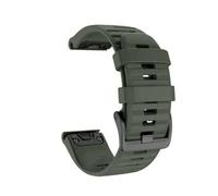 DKWOIS 22 20 26MM QuickFit Strap Compatible With Fenix 6X 6 6S Pro Silicone Watch Band Compatible With Fenix 7S 7X 7 5X 5 5S 945 965 Epix Gen 2 Correa(Army Green,22mm Epix Gen 2)