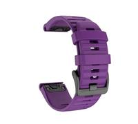 DKWOIS 22 20 26MM QuickFit Strap Compatible With Fenix 6X 6 6S Pro Silicone Watch Band Compatible With Fenix 7S 7X 7 5X 5 5S 945 965 Epix Gen 2 Correa(Purple,26mm Fenix 6X 6XPro)