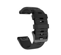 DKWOIS 22 20 26MM QuickFit Strap Compatible With Fenix 6X 6 6S Pro Silicone Watch Band Compatible With Fenix 7S 7X 7 5X 5 5S 945 965 Epix Gen 2 Correa(Noir,22mm Epix Gen 2)